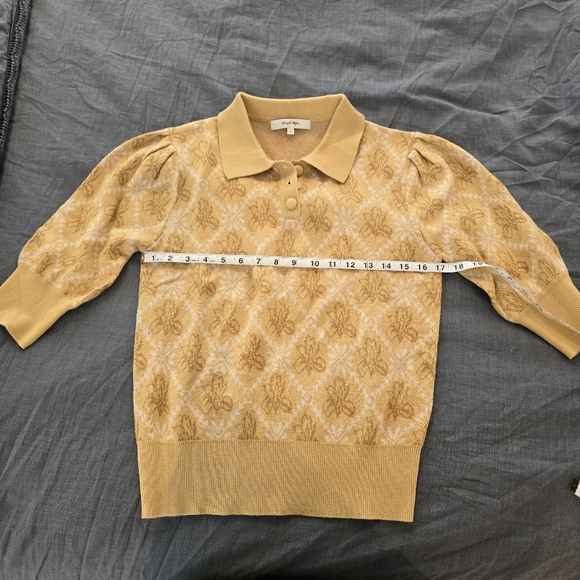 Simple Retro Floral Sweater - Picture 9 of 9